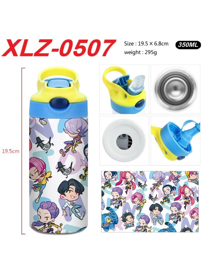 K-Pop Demon-Hunting Girl Group Student High Beauty Level Creative Stainless Steel Four-Color Thermal Cup Water Bottle